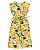 Macação Feminino Infantil Pantacourt em Algodão Malwee -Amarelo Estampado REF107870 - Imagem 1
