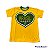 Camiseta Infantil Brasil Verde e Amarela - Imagem 1