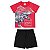 Conjunto Elian Infantil Verão Menino Estampa Dinossauro Cor Coral - Elian - Ref 221361 - Imagem 1