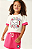 Conjunto Infantil Feminino Blusa Off  E Short-Saia Pink - Abrange - Ref 11936 - Imagem 1