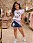 Conjunto Infantil Menina - Short Jeans E Tshirt Hello Kitty Com Lenço - Zara - Imagem 1