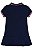Vestido Infantil Polo em Malha Confort Kukie -Azul Marinho REF52936 - Imagem 2