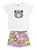 Conjunto Infantil Feminino Blusa com Lantejoula Urso e Short Estampado - Elian - Ref 232450 - Imagem 2