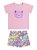 Conjunto Infantil Feminino Blusa com Lantejoula Urso e Short Estampado - Elian - Ref 232450 - Imagem 5