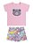Conjunto Infantil Feminino Blusa com Lantejoula Urso e Short Estampado - Elian - Ref 232450 - Imagem 4