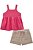Conjunto de Bata em Viscose e Shorts em Linho Maquinetado - Ref 77267 - Kukiê - Imagem 2
