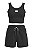 Conjunto Regata Cropped e Bermuda Feminino Juvenil - Elian Beats - Ref 271832 - Imagem 3