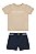 Conjunto Masculino Infantil Camiseta e Bermuda Sarja - Coloritta - Ref 72220 - Imagem 3