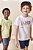 Conjunto de Camiseta em Meia Malha e Bermuda em Moletom Linho sem Pelúcia 74678 LucBoo - Imagem 1
