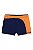 Sunga Infantil Menino Bicolor Com Proteção Solar - Azul e Laranja - Elian - Ref 221744 - Imagem 2