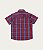 Camisa Masculina Infantil Xadrez em Tricoline Malwee -Vermelho/Preto REF103789 - Imagem 2