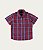 Camisa Masculina Infantil Xadrez em Tricoline Malwee -Vermelho/Preto REF103789 - Imagem 1