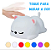 Luminária Abajur - Gatinho Led Infantil - Luz Noturno Silicone - Gatinho Muda de Cor - Imagem 4