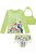 Conjunto Trio de Blusa e Biquíni em Malha Uv Dry com Proteção Uv 50+ Verde Neon - Ref 74127 - Infanti - Imagem 4