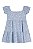 Vestido Feminino Infantil Canelado - Azul Claro - Colorittá - Ref 73339 - Imagem 1
