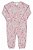 Macacão Feminino Infantil Manga Longa em Suedine UpBaby -Rosa Estampado REF43592 - Imagem 1