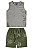 Conjunto Infantil Masculino Estampa Folhagem - Ref 18045 - Bee Loop - Imagem 1