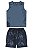 Conjunto Infantil Masculino Estampa Folhagem - Ref 18045 - Bee Loop - Imagem 7