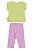 Conjunto Feminino Infantil Manga Curta Cotton - Ref 17996 - Bee Loop - Imagem 2
