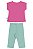 Conjunto Feminino Infantil Manga Curta Cotton - Ref 17996 - Bee Loop - Imagem 8