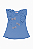 Vestido Infantil Feminino Malha Azul Claro com Laços - Kukie - Ref 93830 - Imagem 1