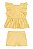 Conjunto Feminino Infantil Blusa Bata e Short Amarelo - Elian - Ref 211628 - Imagem 1