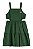 Vestido Feminino Infantil Lese Verde Escuro - Coloritta - Ref 75344 - Imagem 1