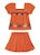 Conjunto Feminino Infantil - Cantarim - Blusa e Saia em Meia Malha Penteada - Elian Ref 232441 - Imagem 2