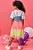 Conjunto de Vestido em Malha Power e Sobreposição em Jeans e Tule - Ref 76820 - Infanti - Imagem 2