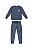 Conjunto Masculino Infantil Abrigo Blusão e Calça Moleton Preto - Colorittá - Ref 74144 - Imagem 1