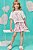 Conjunto de Pijama Feminino Infantil de Blusa Boxy Over e Shorts em Malha Comfy Ref - 75067 - Kukiê - Imagem 2
