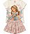 Conjunto Infantil - Verão Feminino - Princesa Rosé - Off - Imagem 1