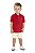 Conjunto Masculino Infantil Camisete Polo Vermelha e Bermuda Sarja Off - Coloritta - Ref 72226 - Imagem 1
