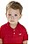 Conjunto Masculino Infantil Camisete Polo Vermelha e Bermuda Sarja Off - Coloritta - Ref 72226 - Imagem 3