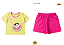 Conjunto Infantil Feminino Magali Neon e Pink - Turma da Monica - Magali Faminta - Imagem 2