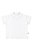 Blusa Croped Manga Curta  Canelada Gola Alta Infantil - Elian - Ref 50056 - Imagem 3