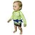 Conjunto Infantil De Praia Luc.boo Camiseta Com Proteção E Sunga Estampada Com Tubarões - Luc Boo - Ref 67568 - Imagem 1