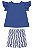 Conjunto Feminino Infantil Estampa Sweet Wilddife Azul - Ref 17993 - Bee Loop - Imagem 2