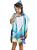Toalha De Praia Masculina Infantil Com Capuz Estampa De Tubarão - Ref 221518 - Elian - Imagem 3