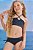 Conjunto de Biquíni Top Amarração e Calcinha em Rolotês em Malha UV Dry 50+ Preto - Ref 74202 - Vic&Vicky - Imagem 2