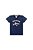 Conjunto Infantil Masculino Avistando O Tubarão - Camiseta Azul e Bermuda Tactel Tubarão - Imagem 5