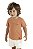 Conjunto Infantil Masculino com Camiseta Laranja em Meia Malha e Bermuda Off em Moletinho Linho - Colorittá - Ref 72194 - Imagem 2