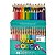 LÁPIS MULTICOLOR COR CAIXA COM 6 113600N 2157-P - Imagem 1