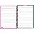 CADERNO TILIBRA UNIVERSITÁRIO 10 MATÉRIAS CAPA DURA NEON COM ELÁSTICO 160 FOLHAS 4808-P - Imagem 2