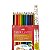 LÁPIS FABER COR CX/12 JUMBO LONGO 125012+2 517-P - Imagem 2