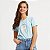 BLUSA LEE MANGA CURTA T-SHIRT 6312L ALGODÃO SILKADA FEMININA - Imagem 1
