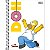CADERNO TILIBRA UNIVERSITÁRIO 01 MATÉRIA CAPA DURA SIMPSONS 80 FOLHAS 124-P - Imagem 2