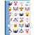 CADERNO JANDAIA BROCHURÃO CAPA DURA (G) DISNEY EMOJI 96 FOLHAS 3907-P (CORES SORTIDAS) - Imagem 1
