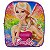 MOCHILA UTOPIA BARBIE TRADICIONAL 2 ZIPER FEMININA 1953-P - Imagem 1
