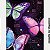 CADERNO TILIBRA BROCHURÃO C DURA (G) DAISY BORBOLETAS  367-P (CORES SORTIDAS) - Imagem 2